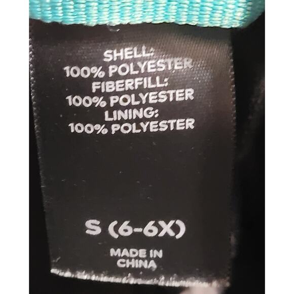 Champion C9 Water Resistant Black/Teal Snowbib Snow Ski Overall Girls S 6-6x EUC - Picture 7 of 8